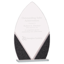 7 1/4" Oval Designer Glass Award