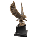10 3/4" Antique Gold Eagle with Base