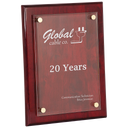 9" x 12" Rosewood Piano Finish Floating Acrylic Plaque