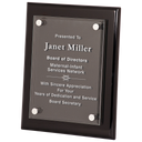 8" x 10" Black Piano Finish Floating Acrylic Plaque