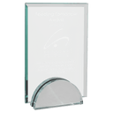5" x 7 1/4" Apex Series Glass Award