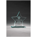 5 3/4" x 5 7/8" Star Jade Glass Award