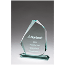 6 1/4" x 8 3/8" Iceberg Series Thick Jade Glass Award