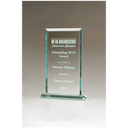 6 5/8" x 10" Apex Series Jade Glass Award