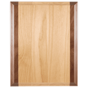 7" x 9" Genuine Red Alder & Genuine Walnut Plaque