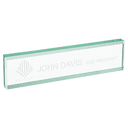 8" x 2" Jade Glass Desk Wedge