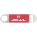 Red White 1 1/2" x 7" Bottle Opener with Silicone Grip