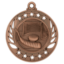 Antique Bronze 2 1/4" Hockey Galaxy Medal