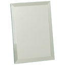 6" x 8" Clear Mirror Glass Plaque