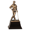 Bronze 13" Male Golf Resin Award