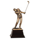 15" Bronze Male Golf Resin Award