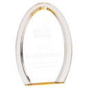 Gold 7" Oval Halo Acrylic