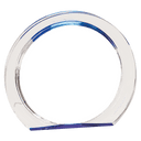Blue 5 3/8" Round Halo Acrylic