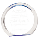 Blue 6 3/8" Round Halo Acrylic