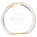 Gold 6 3/8" Round Halo Acrylic