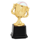 6" Baseball Happy Cup Trophy