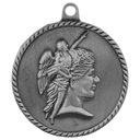 Antique Silver 2" Achievement High Relief Medal