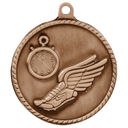 Antique Bronze 2" Track High Relief Medal