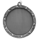 Antique Silver 2 1/2" Stars 2" Insert Holder Medal