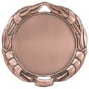 Antique Bronze 2 3/4" Wreath 2" Insert Holder Medal (double sided)