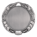 Antique Silver 2 3/4" Wreath 2" Insert Holder Medal (double sided)
