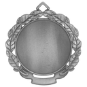 Antique Silver 2 3/4" Leaf 2" Insert Holder Medal