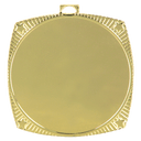 Bright Gold 2 1/8" Square Star 2" Insert Holder Medal
