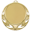 Bright Gold 2 3/4" Open Wreath 2" Insert Holder Medal