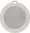White 2 3/4" Bling 2" Insert Holder Medal