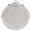 Bright Silver 2 3/4" 6-Star 2" Insert Medal Holder