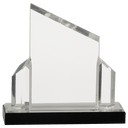 Silver 7" x 7" Beveled Post Impress Acrylic