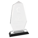 Silver 9" Octagon Point Impress Acrylic