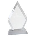 Silver 7" Base Diamond Impress Acrylic