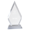 Silver 8" Base Diamond Impress Acrylic