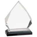 Silver 5 1/4" x 6 3/4" Diamond Impress Acrylic