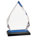 Blue 5 1/4" x 7 3/4" Diamond Impress Acrylic
