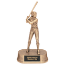 9 1/4" Antique Gold Female Softball Resin