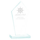 8 1/2" Diamond Jade Glass Award