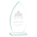 8 3/4" Oval Jade Glass Award