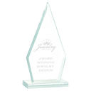 6 3/4" Triangle Jade Glass Award