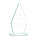7 1/2" Triangle Jade Glass Award