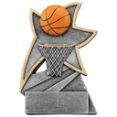 5 1/2" Basketball Jazz Star Resin