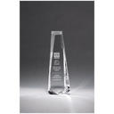 5 1/8" x 11" x 2" (Tapered) Crystal Obelisk