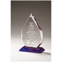 5 3/8" x 8 7/8" Flame Series Crystal with Prism-Effect Base
