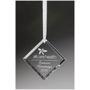 2 3/4" Crystal Diamond Ornament