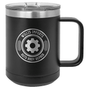 Black Polar Camel 15 oz. Vacuum Insulated Mug with Slider Lid