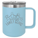 Light Blue Polar Camel 15 oz. Vacuum Insulated Mug with Slider Lid