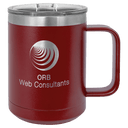 Maroon Polar Camel 15 oz. Vacuum Insulated Mug with Slider Lid