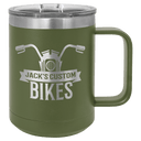 Olive Green Polar Camel 15 oz. Vacuum Insulated Mug with Slider Lid