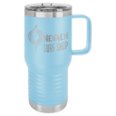 Light Blue Polar Camel 20 oz. Vacuum Insulated Travel Mug with Slider Lid